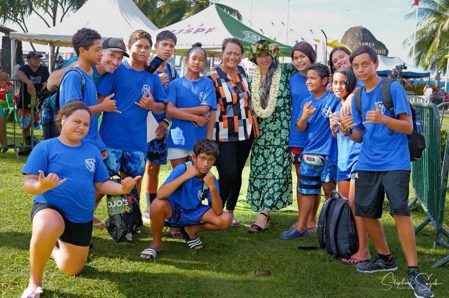 Comme une vahine sortie d’un rêve marquisien, drap - Photo 6