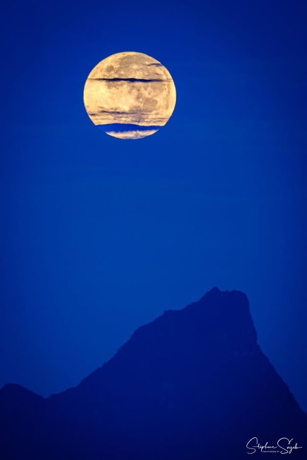 Ce matin aux aurores, la pleine lune s’est levée p - Photo 4