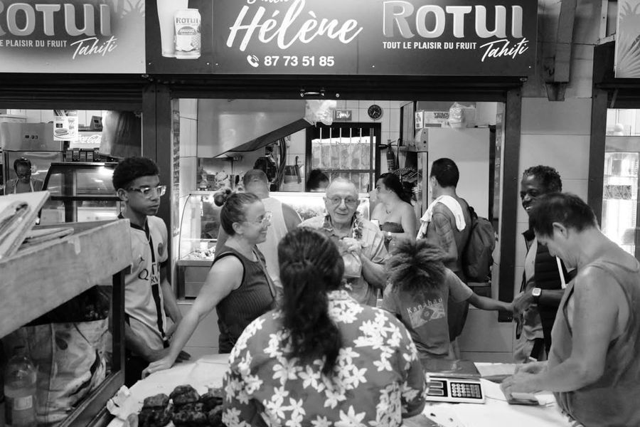 Noir et blanc ce matin à l’embarquement de l’Aranu - Photo 12