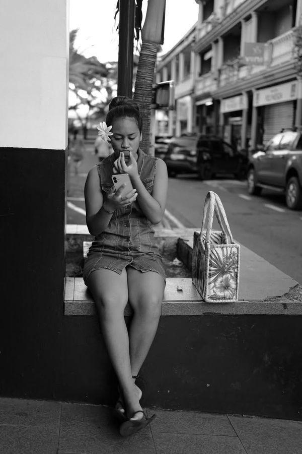 Noir et blanc ce matin à l’embarquement de l’Aranu - Photo 10